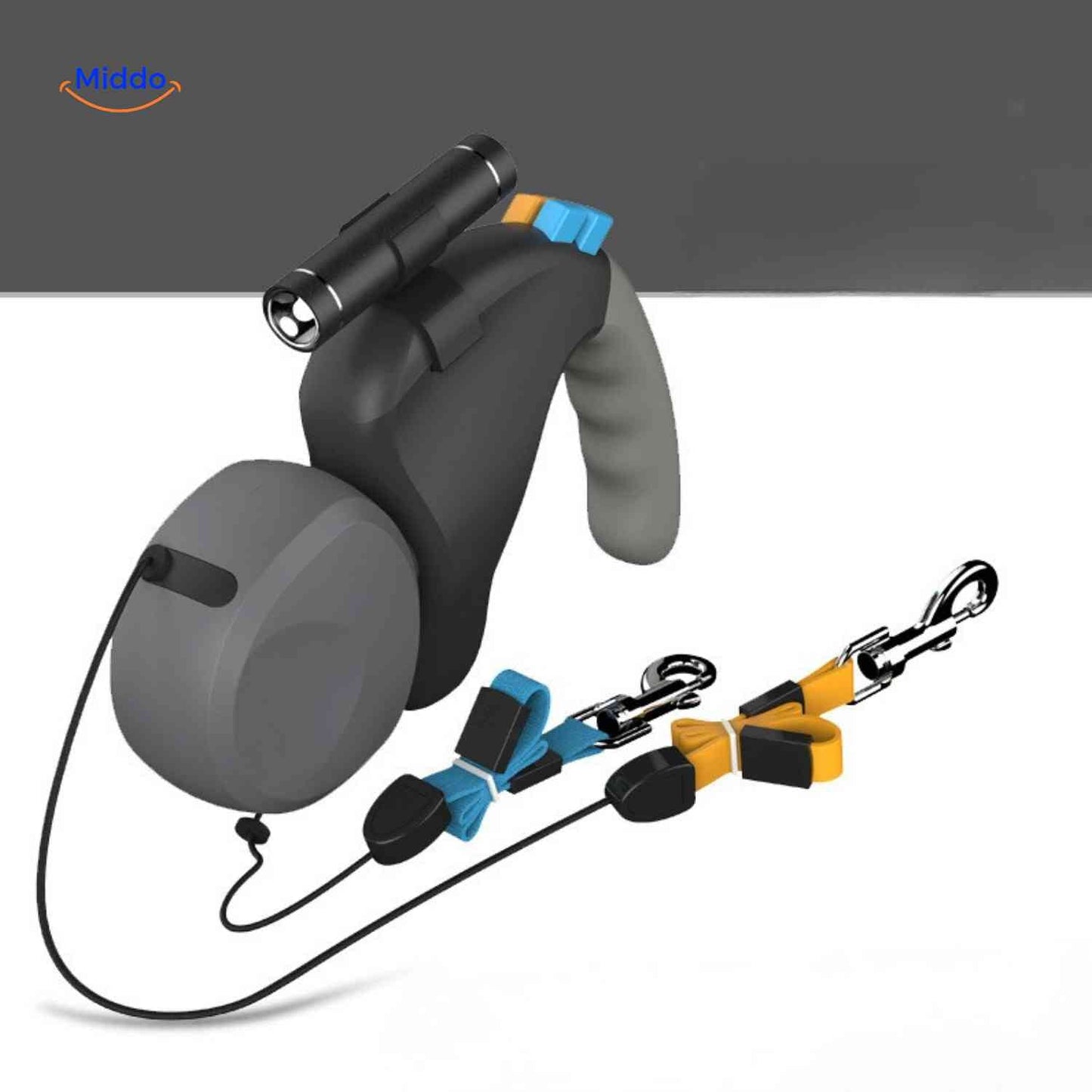 Duo Hondenriem 2.0 Pro | Wandelen met 2 honden zonder gedoe