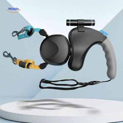 Duo Hondenriem 2.0 Pro | Wandelen met 2 honden zonder gedoe