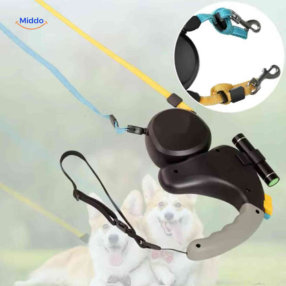 Duo Hondenriem 2.0 Pro | Wandelen met 2 honden zonder gedoe