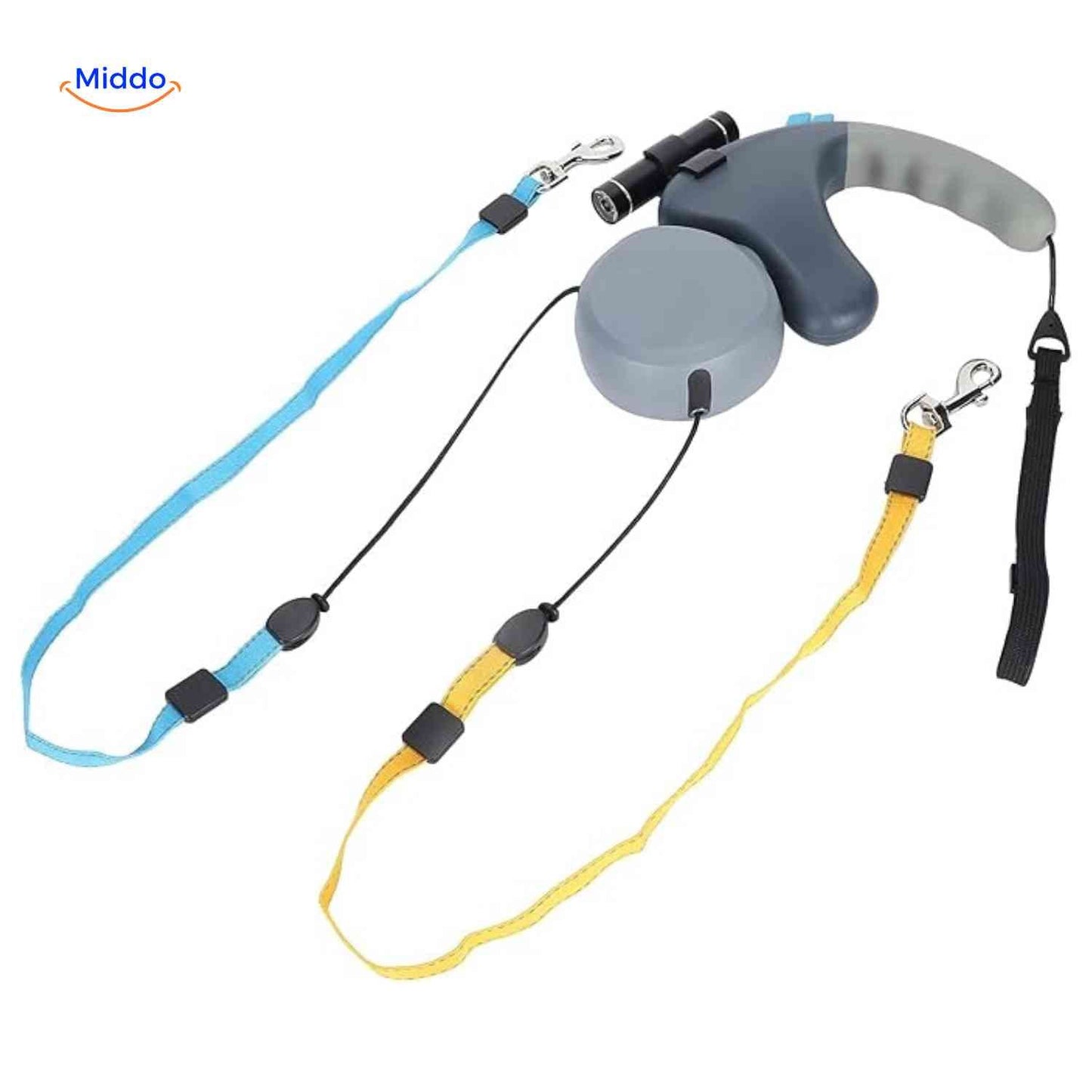 Duo Hondenriem 2.0 Pro | Wandelen met 2 honden zonder gedoe