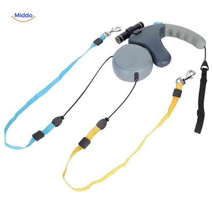 Duo Hondenriem 2.0 Pro | Wandelen met 2 honden zonder gedoe