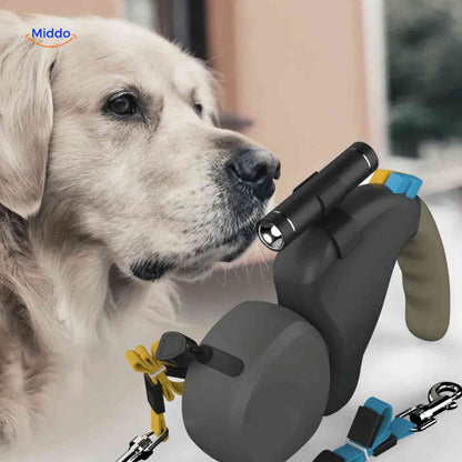 Duo Hondenriem 2.0 Pro | Wandelen met 2 honden zonder gedoe