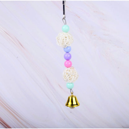 6-delige Gekleurde Speelgoedset voor middelgrote vogels