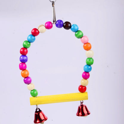 6-delige Gekleurde Speelgoedset voor middelgrote vogels